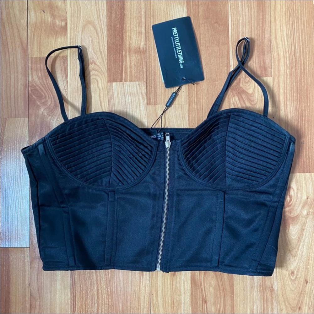 Black Corset Pretty Little Thing